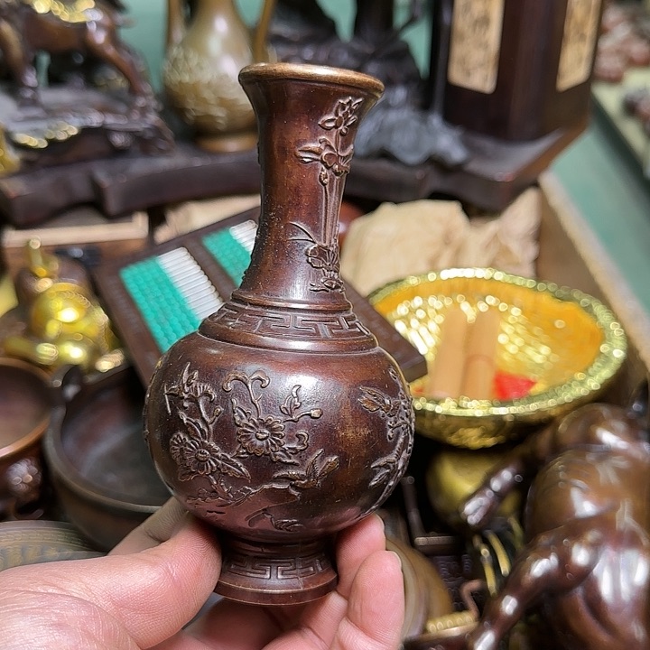 铜器办公室茶室摆件