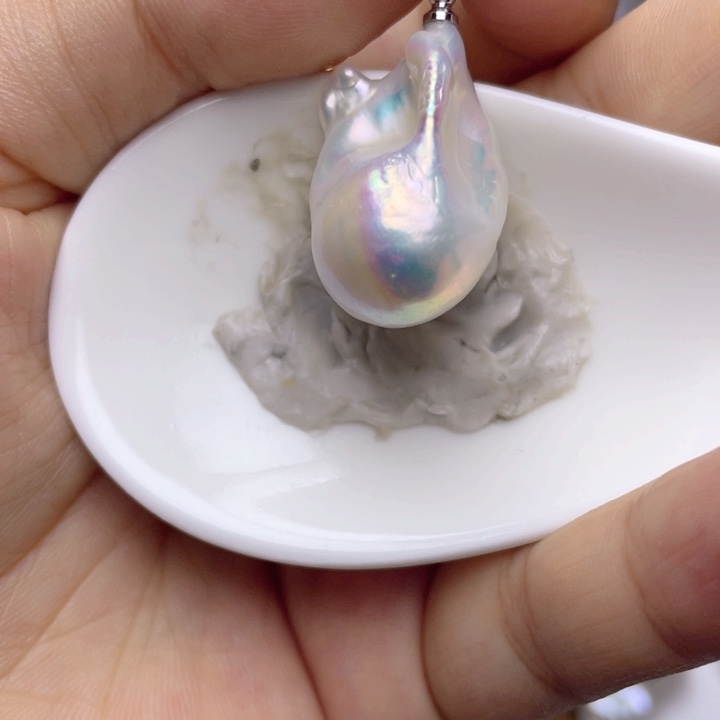 颈饰合金淡水珍珠