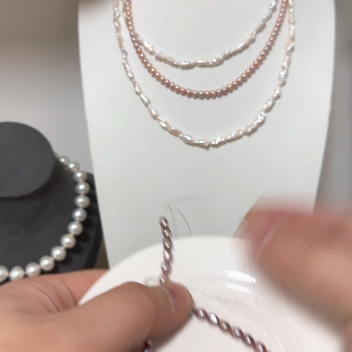 淡水珍珠手绳银S925镶嵌预*家