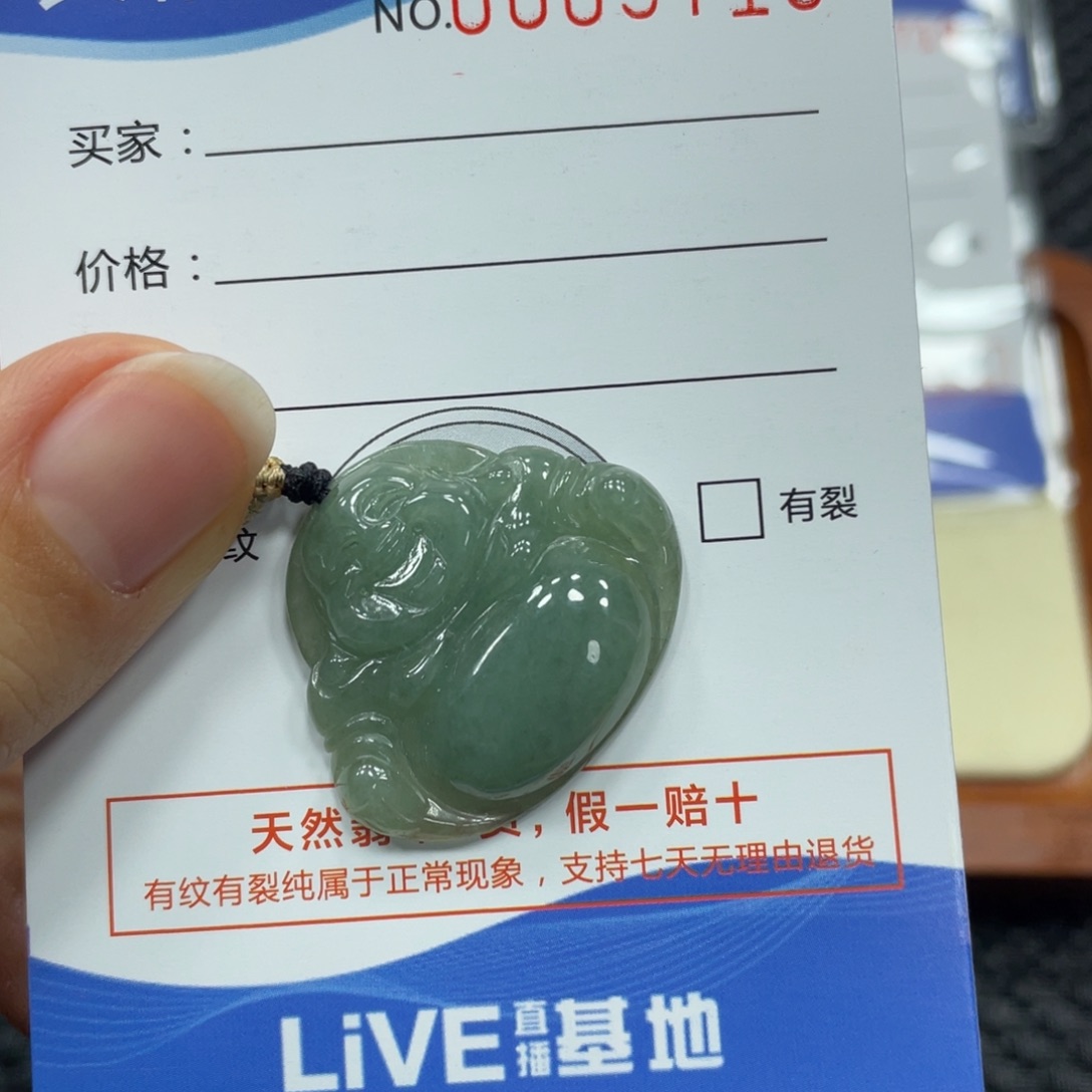翡翠颈饰未镶嵌翡翠吊坠x 5718