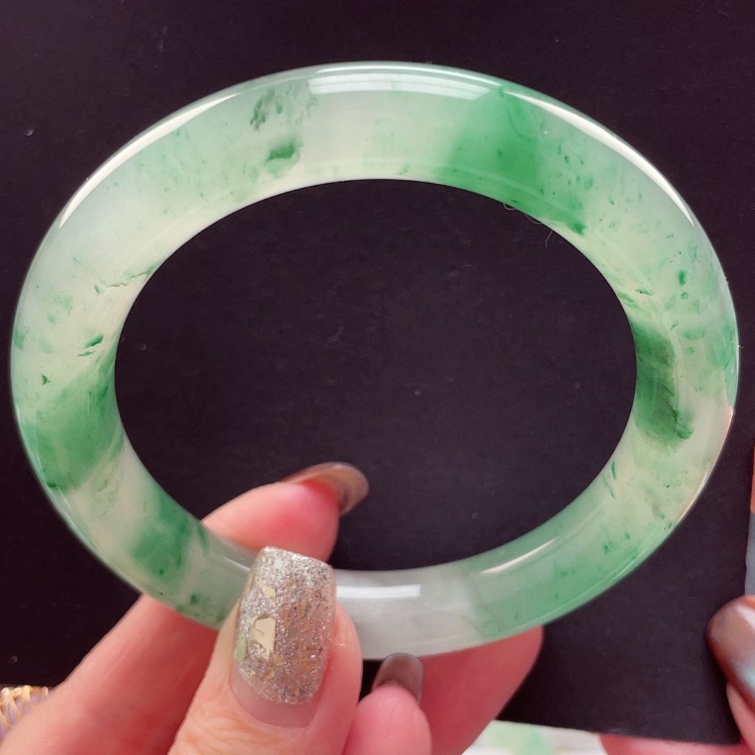 石英质玉未镶嵌手镯57-58