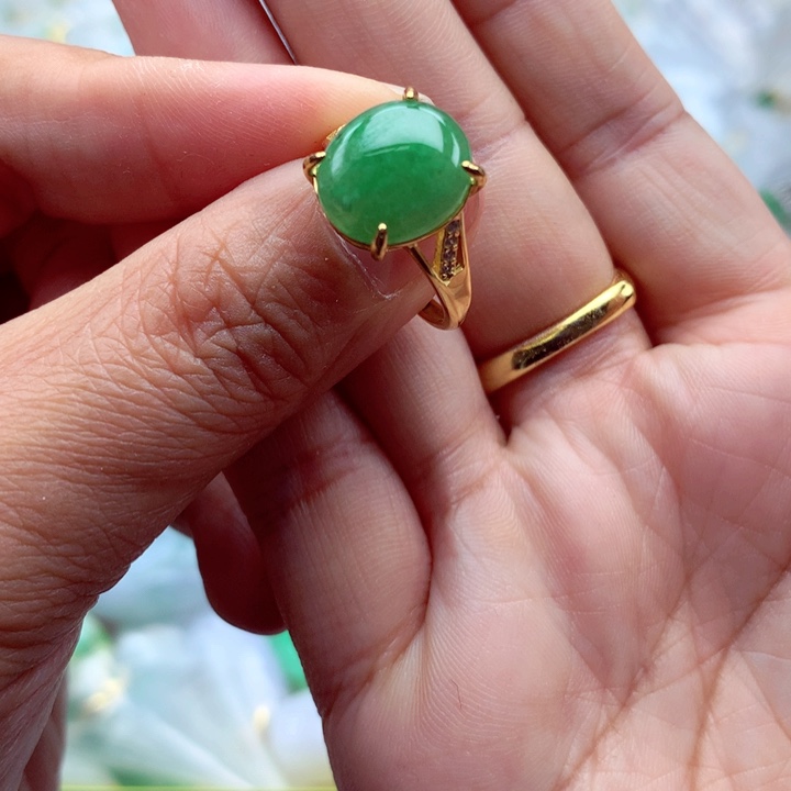 翡翠颈饰银S925镶嵌翡翠