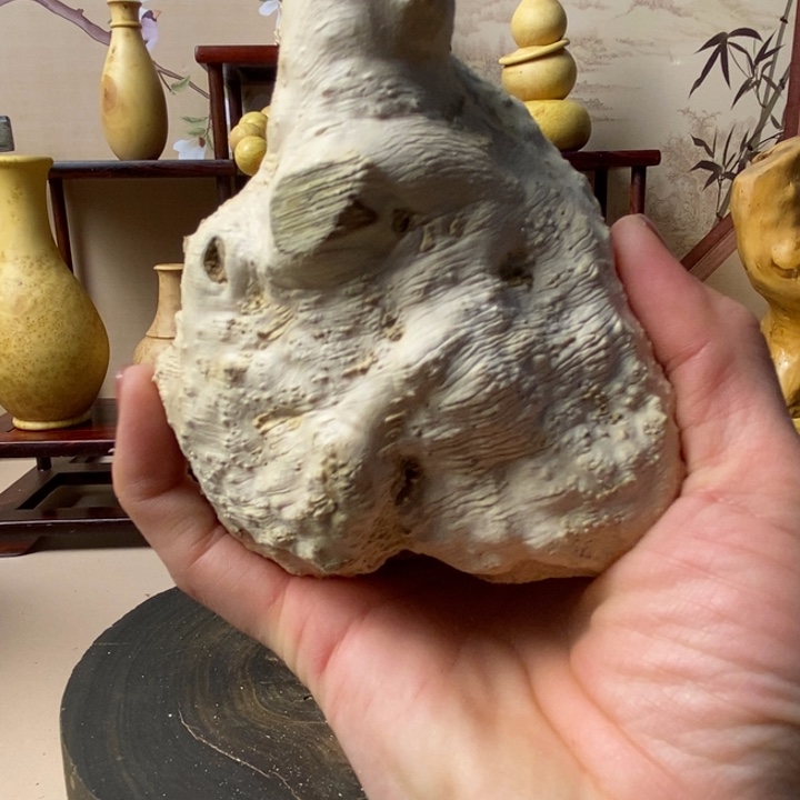 香榧木吉*黄杨木手把件