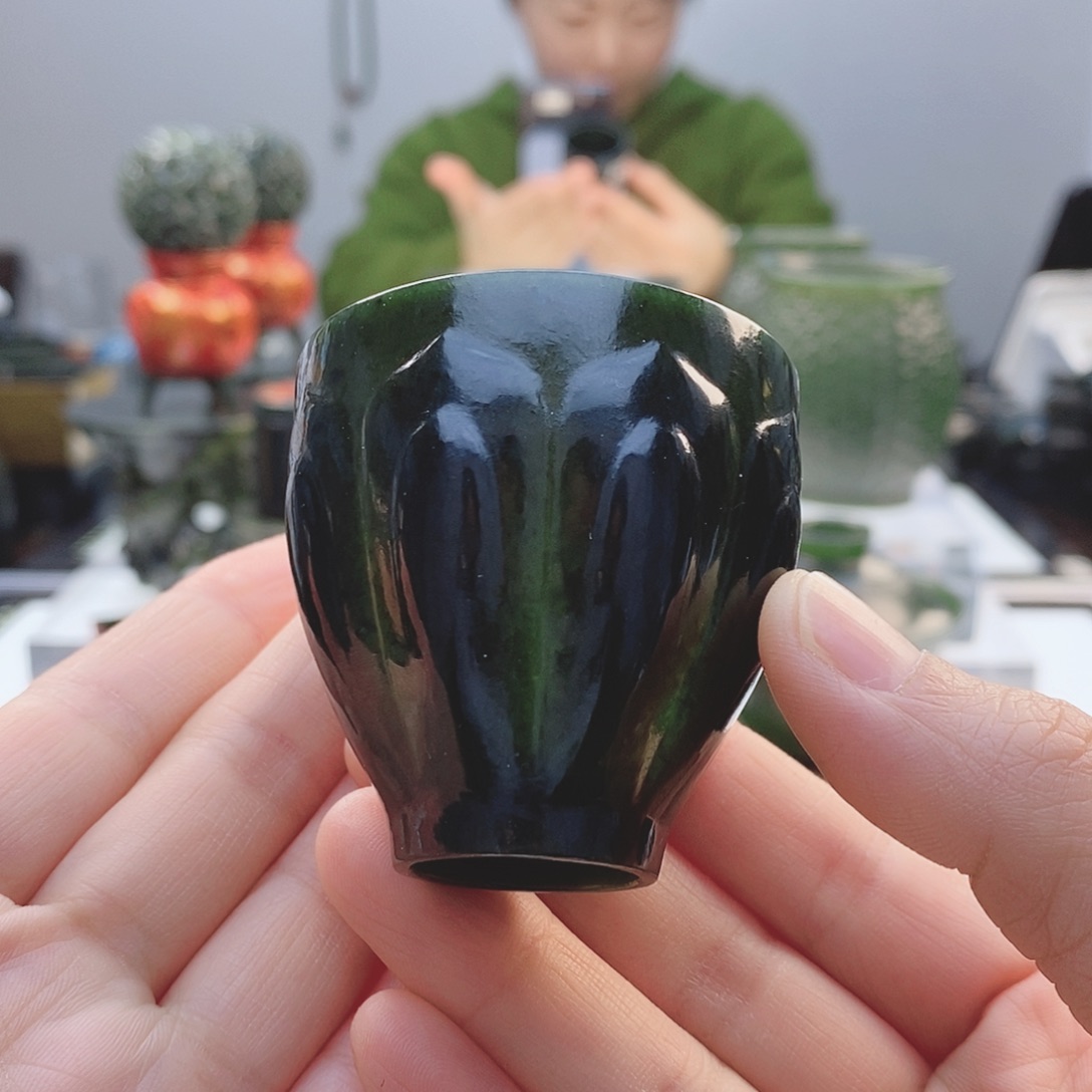 和田玉（青玉）把件未镶嵌