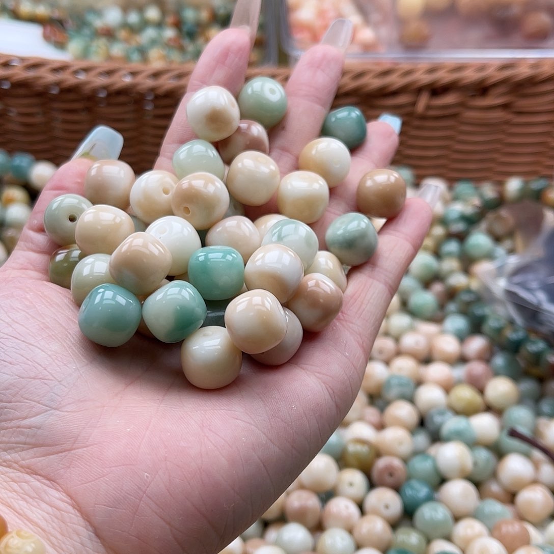 白玉菩提吊坠c13mm/50+10颗