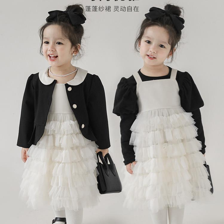 【2025丘哆萌秋款清】娃娃领短款西装外套AQ0110