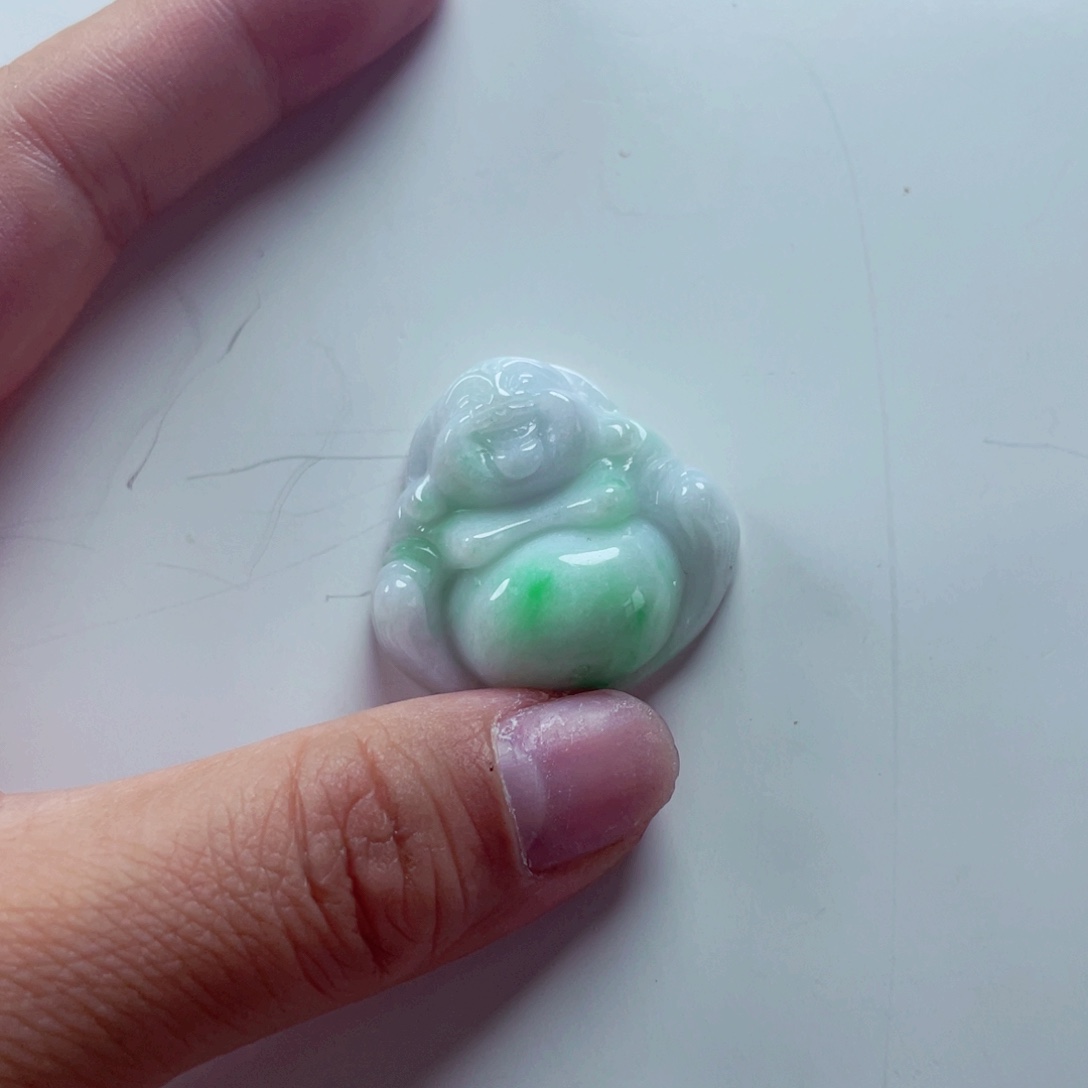 翡翠未镶嵌颈饰?*光