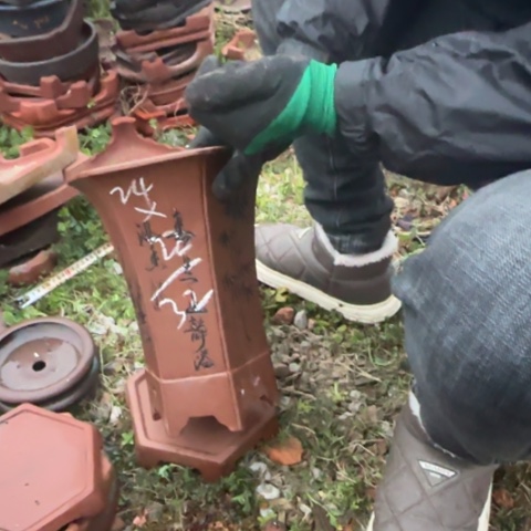 红陶紫砂花盆盆景盆栽