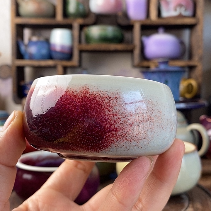 王*亚中国神后钧瓷茶具