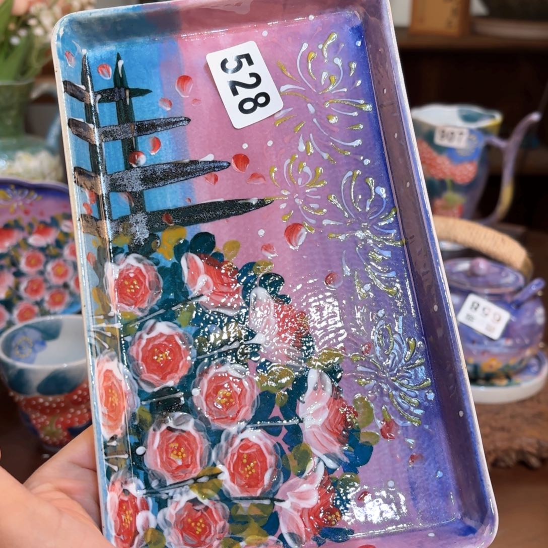 二***丽景德镇手绘高温釉下彩陶瓷茶具