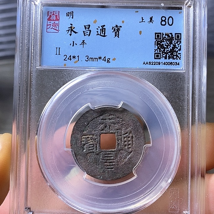 铜闻博文化永昌通宝