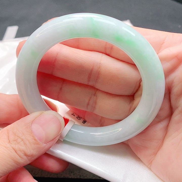 翡翠手镯未镶嵌圆条53