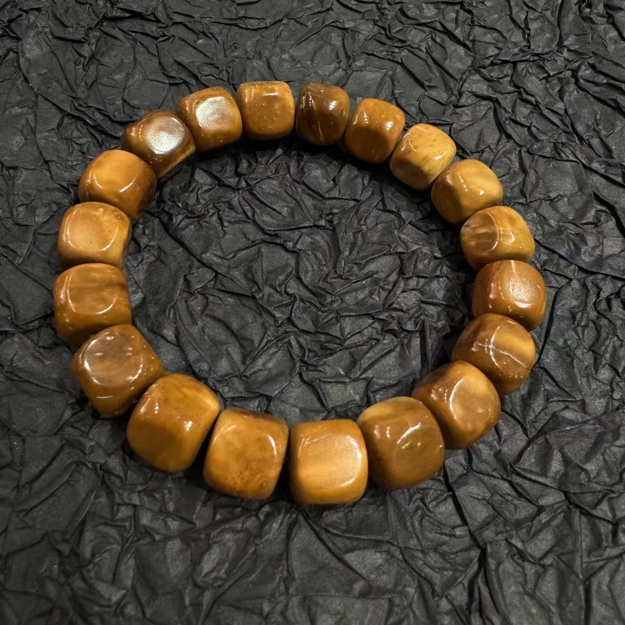 非金属木质手链 【ATAYI】2025喜喜时尚经典单圈男女方糖手串121#