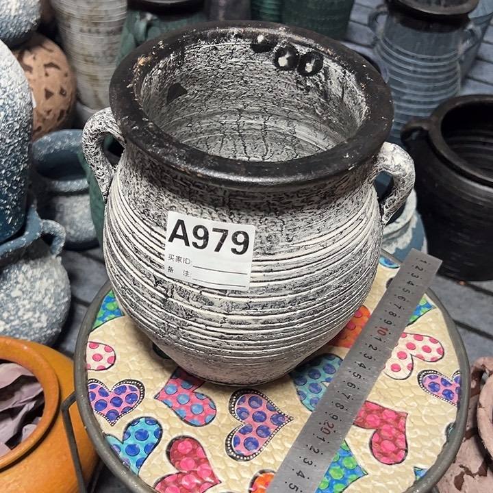 灰色高21口15带孔