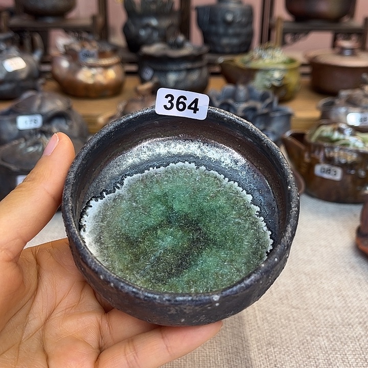 裸柴烧陶瓷手工茶器