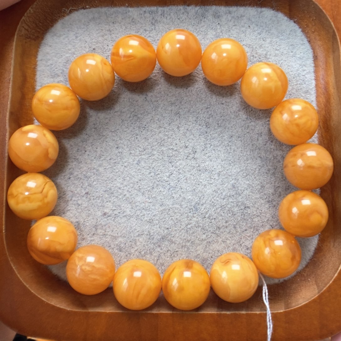 蜜蜡未镶嵌手串蜜蜡