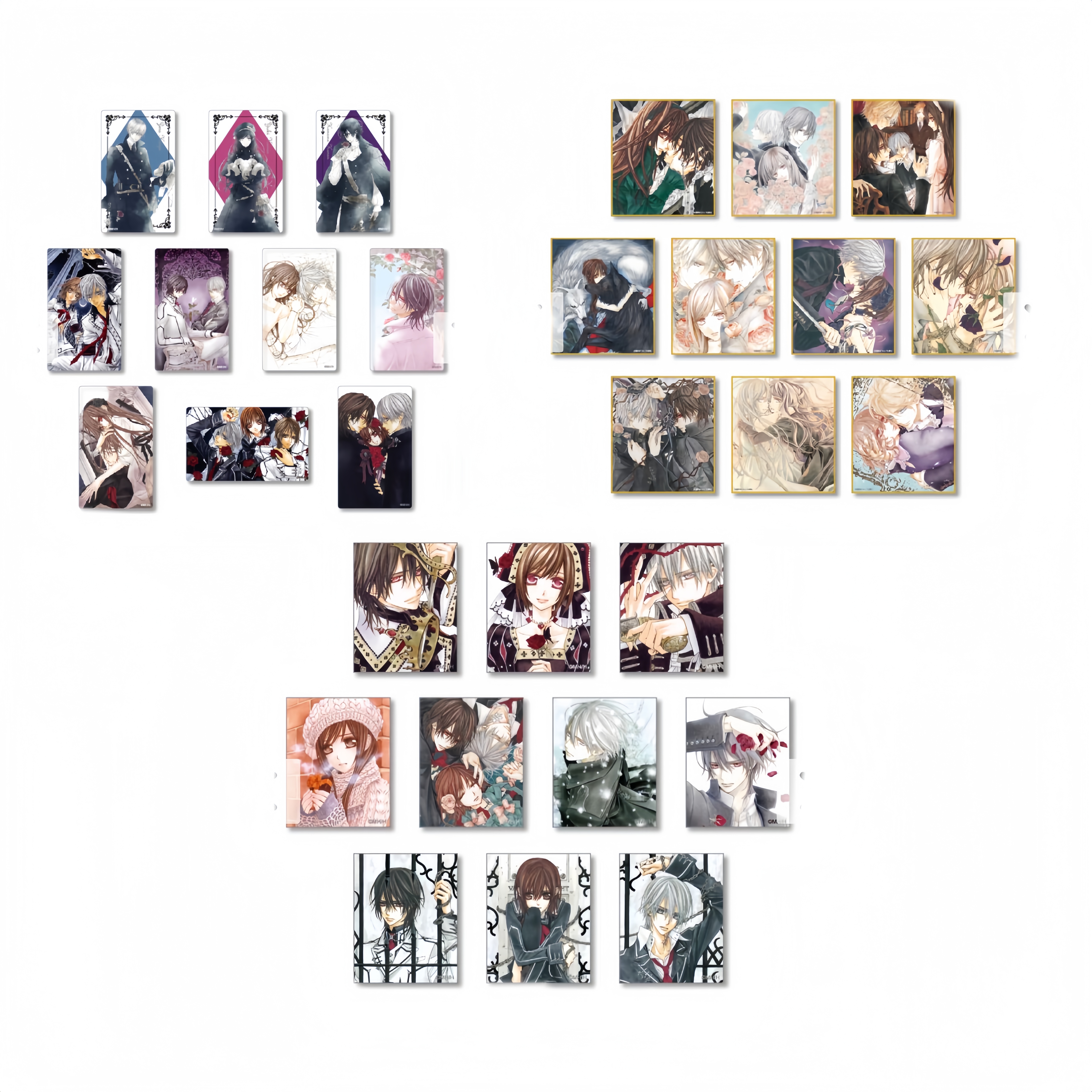 【吸血鬼骑士原画展】 冰箱贴 色纸 透卡盲盒（日谷国现 顺丰包邮）