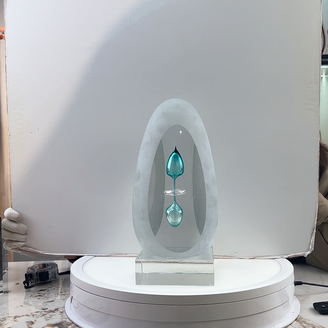 茶盏琉璃水晶摆件