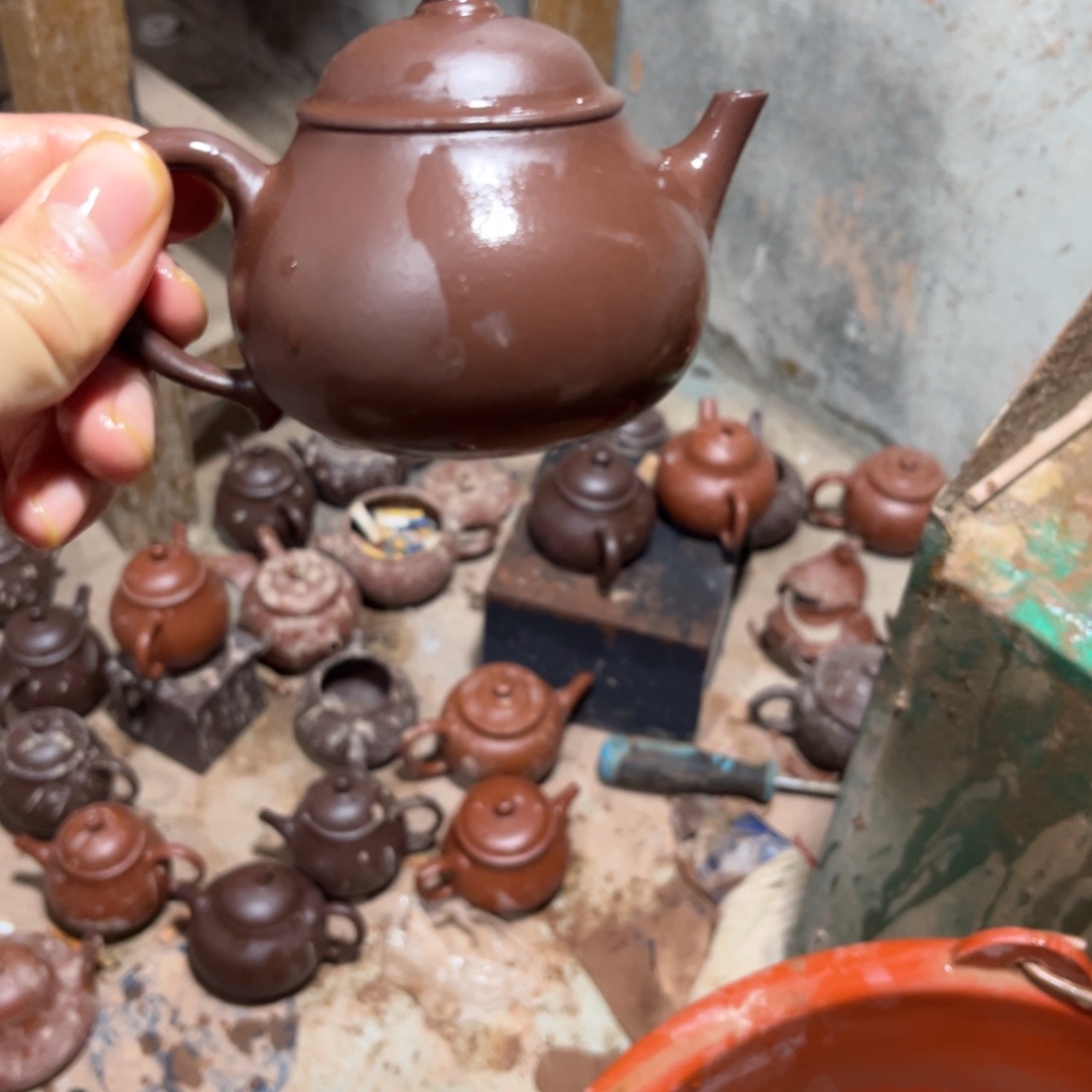 紫砂壶紫砂直播间不机车了