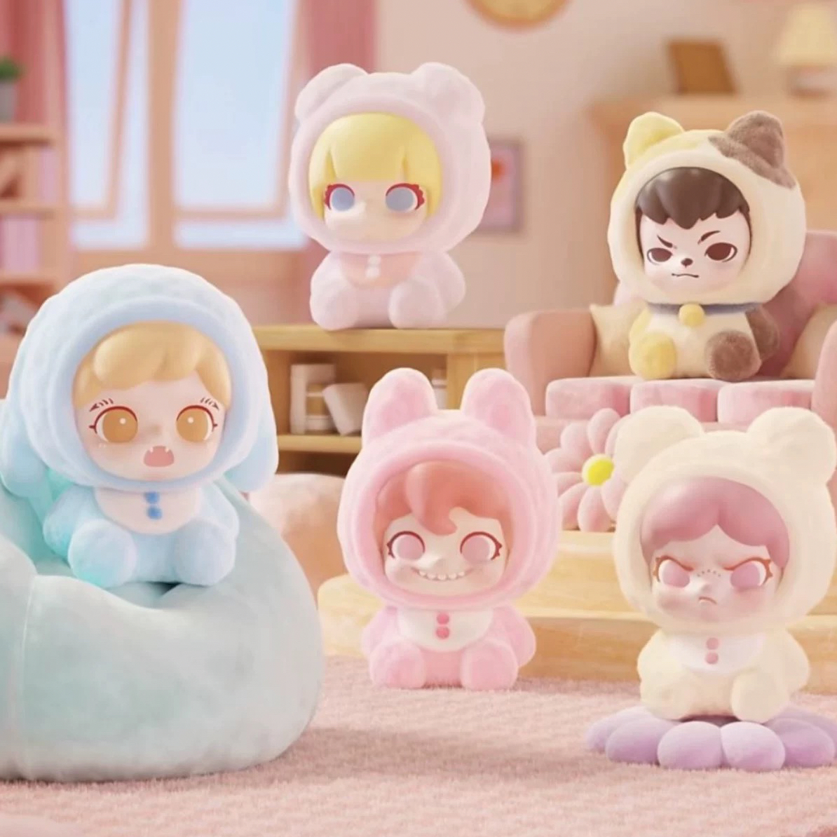 【拆盒】tnt小小的可爱mi粒4代系列盲盒可爱潮玩手办礼物摆件