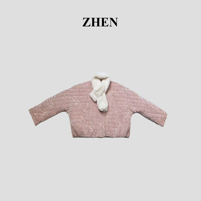 【ZHEN】25K02347 2025新款秋冬保暖羽绒外套职场风小众设计师款