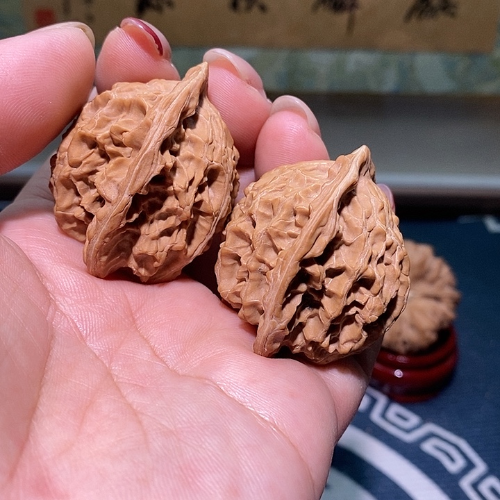文玩核桃把件38盘山