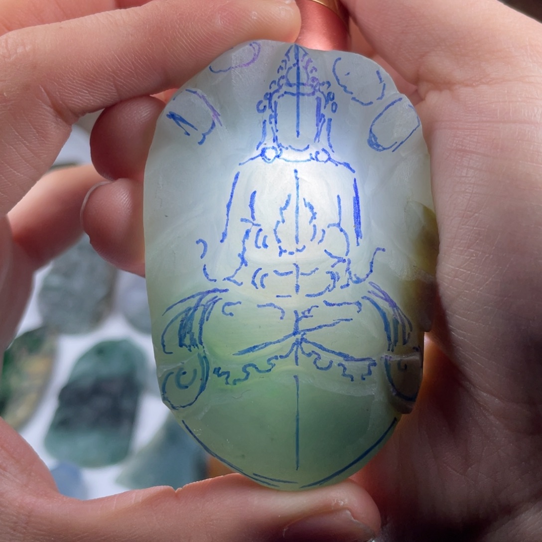 定制翡翠未镶嵌123456