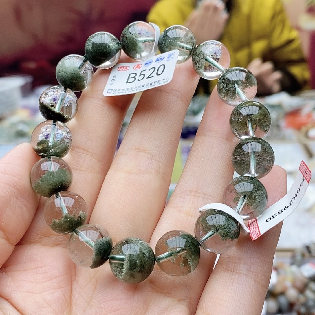 水晶手链未镶嵌B520绿幽灵