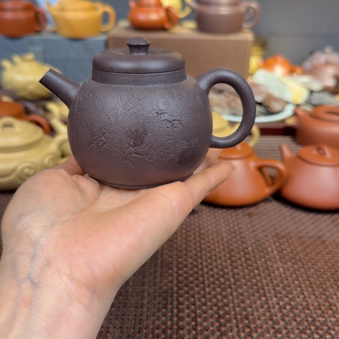 紫泥茶壶天青150毫升左右