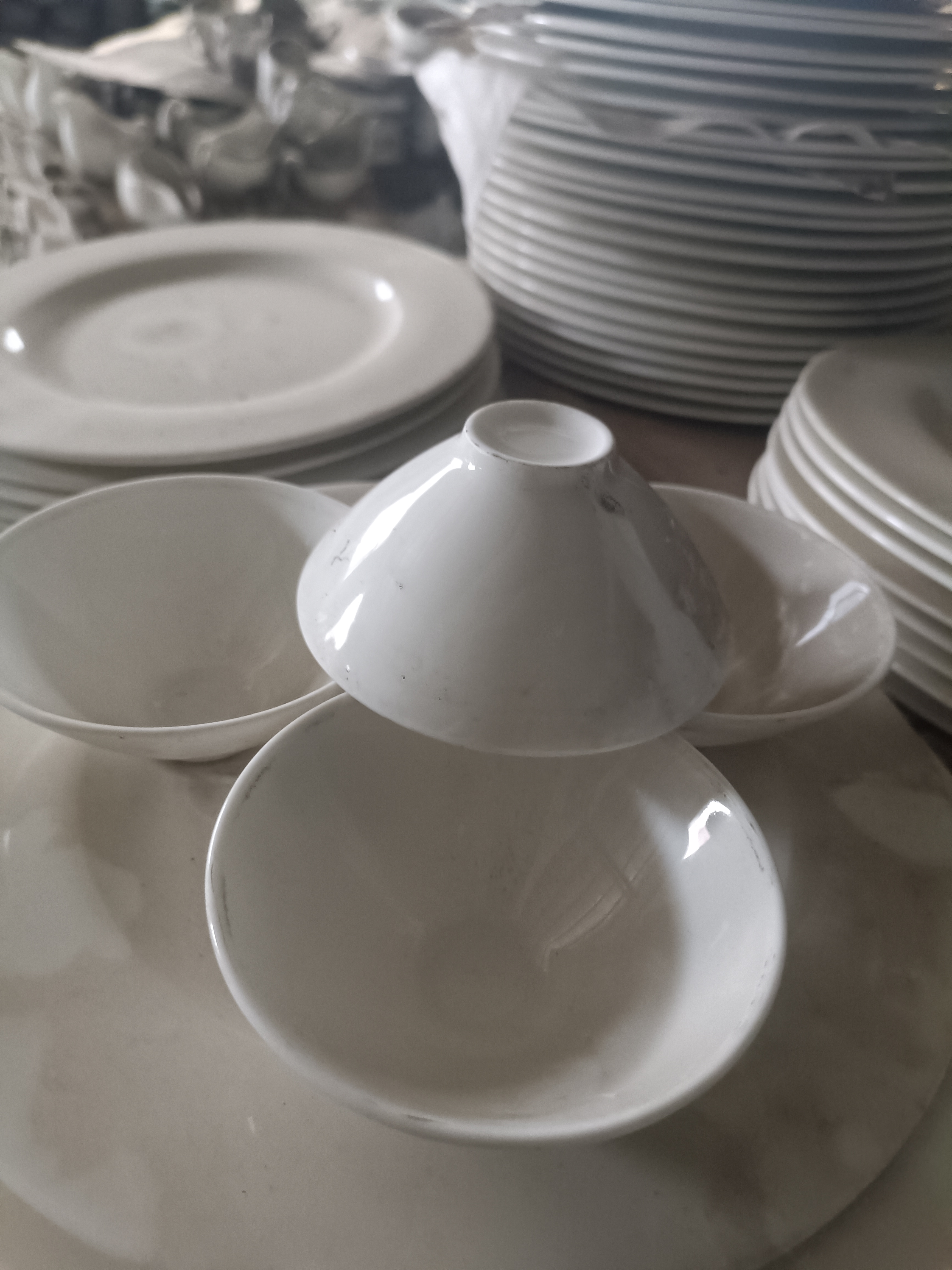 国营尾货斗笠盏四个