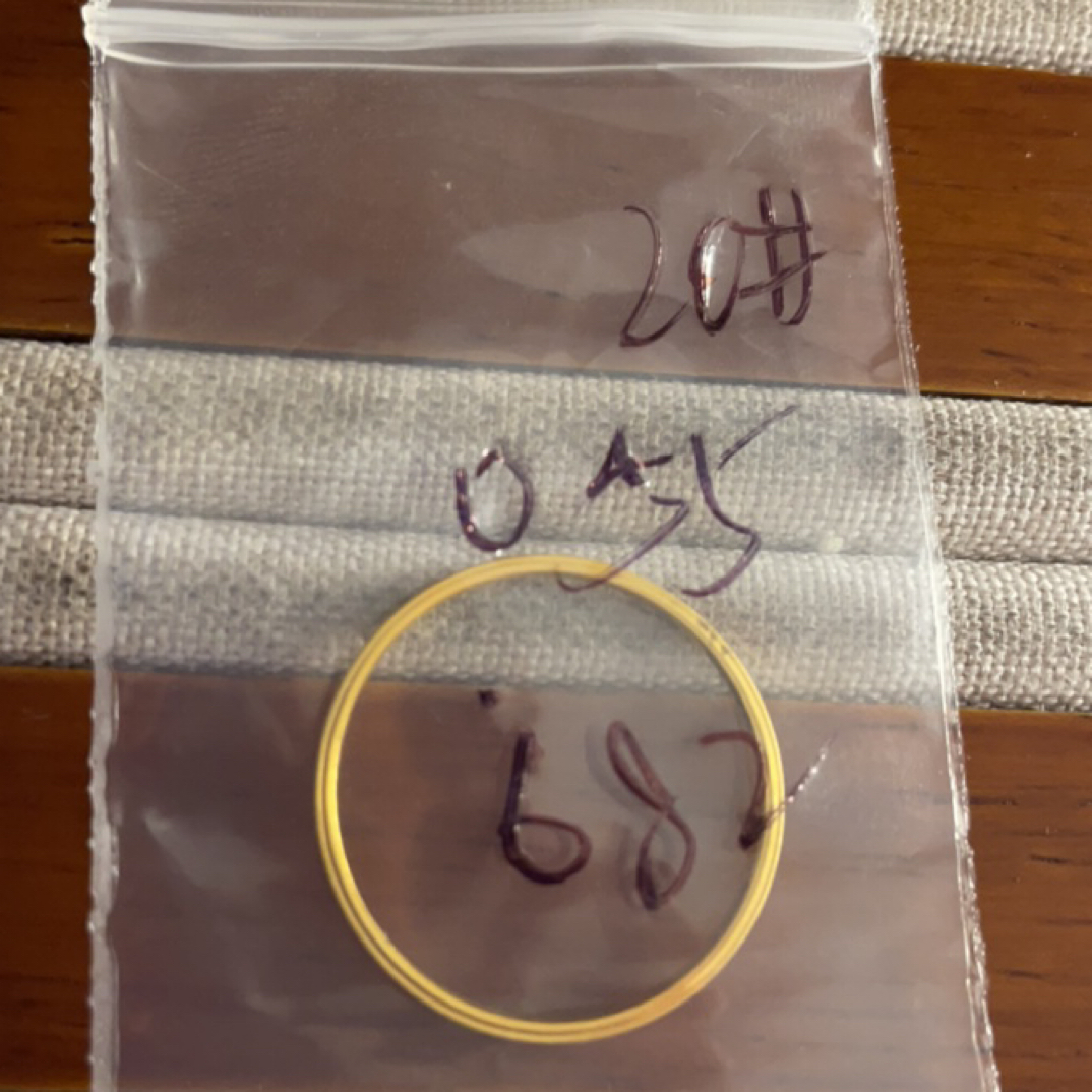 克重0.55  20号 三生三世戒指 足金999