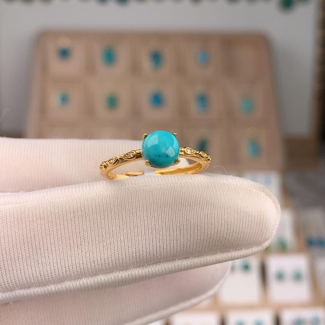 绿松石未镶嵌戒指