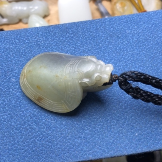 和田玉手绳未镶嵌主****鬼