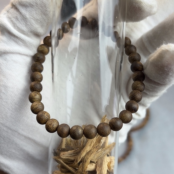 沉香沉香碎屑奇楠沉香06圆珠单圈多样性发一