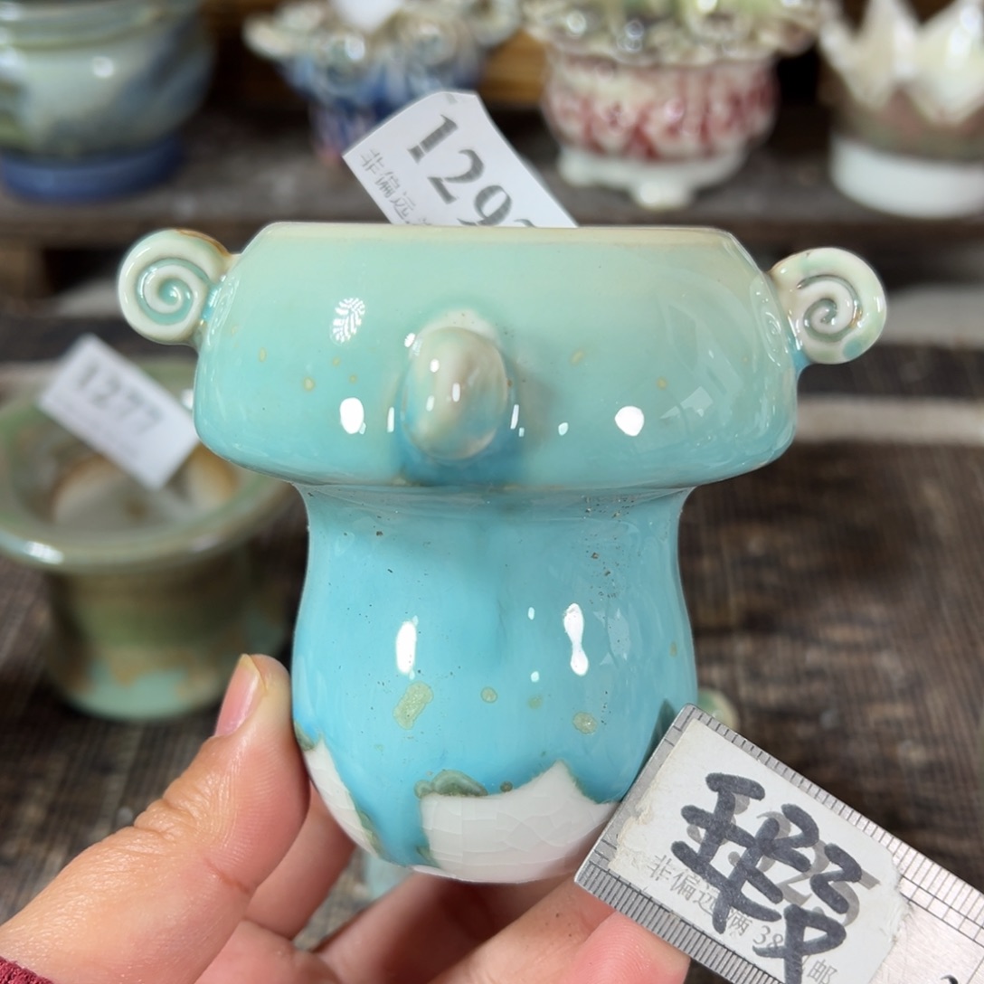 红陶景德镇手工花盆