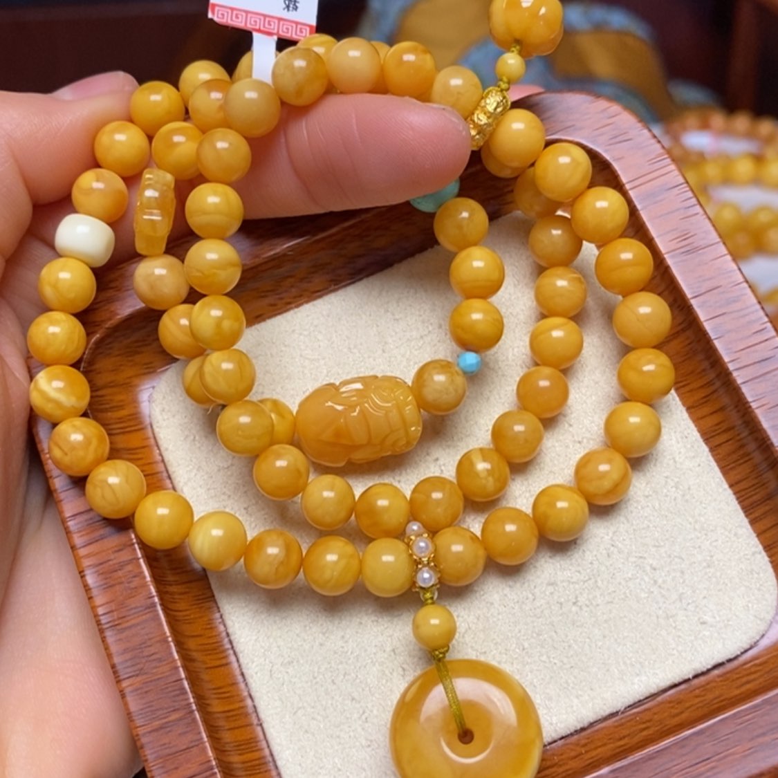 【闪购商品】蜜蜡手链未镶嵌手串