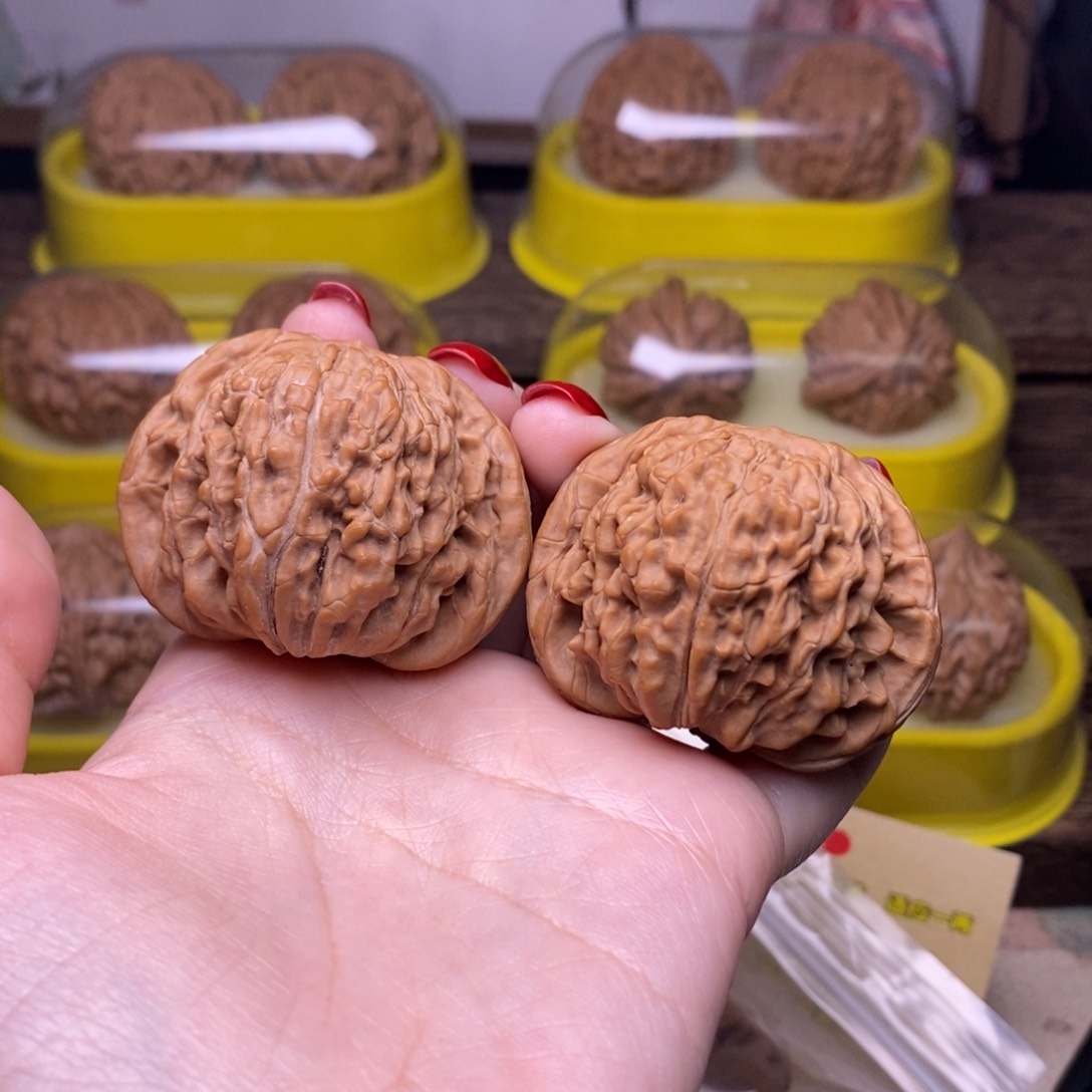 文玩核桃把件全品45+山地四座楼南瓜楼