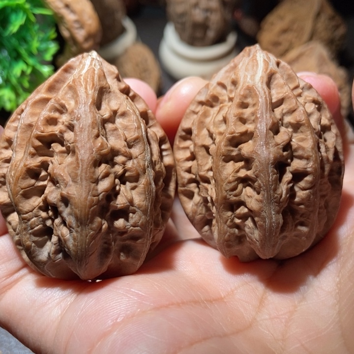 把件文玩核桃东北楸子小雪105