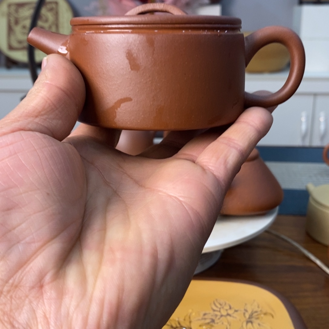 本山绿泥茶壶潘*拉宜兴紫砂壶名家作品