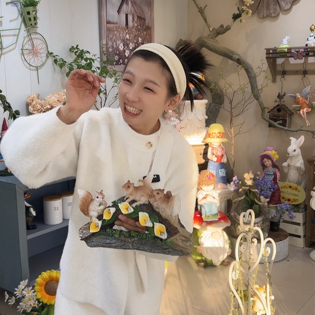 花园摆件红红火火