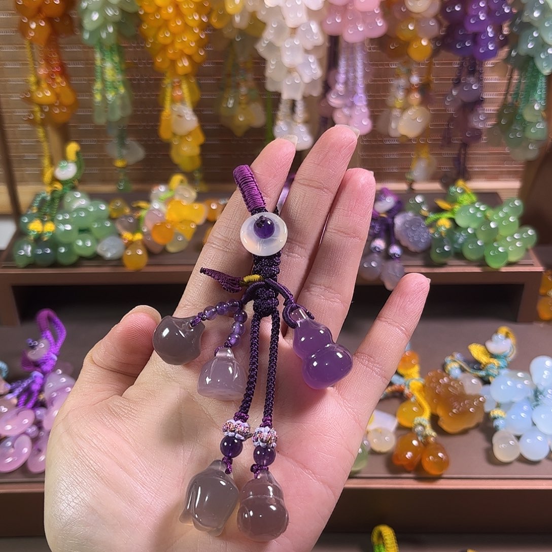 玛瑙/玉髓未镶嵌车挂