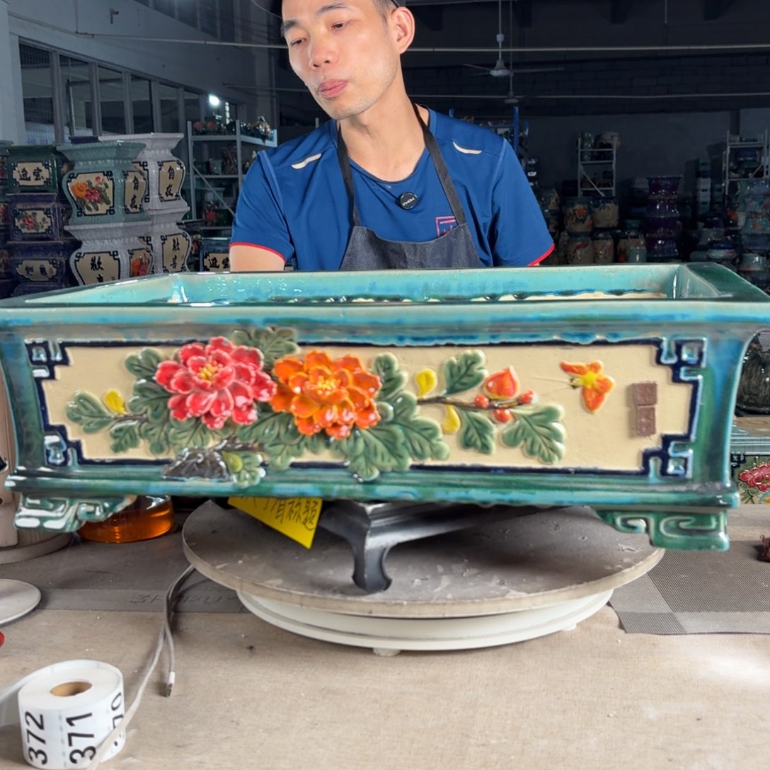 一风堂石湾花盆 内53*34*13