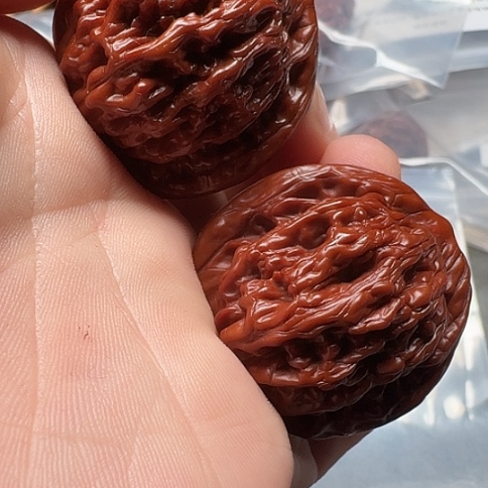 云***文玩核桃吊坠虎头091