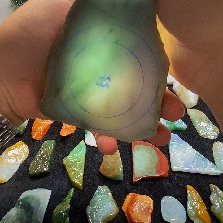 定制翡翠未镶嵌53圈口