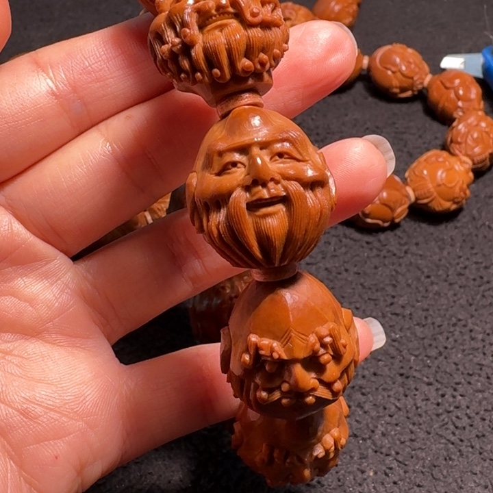 橄榄核手串/手链摆****｀橄榄核雕