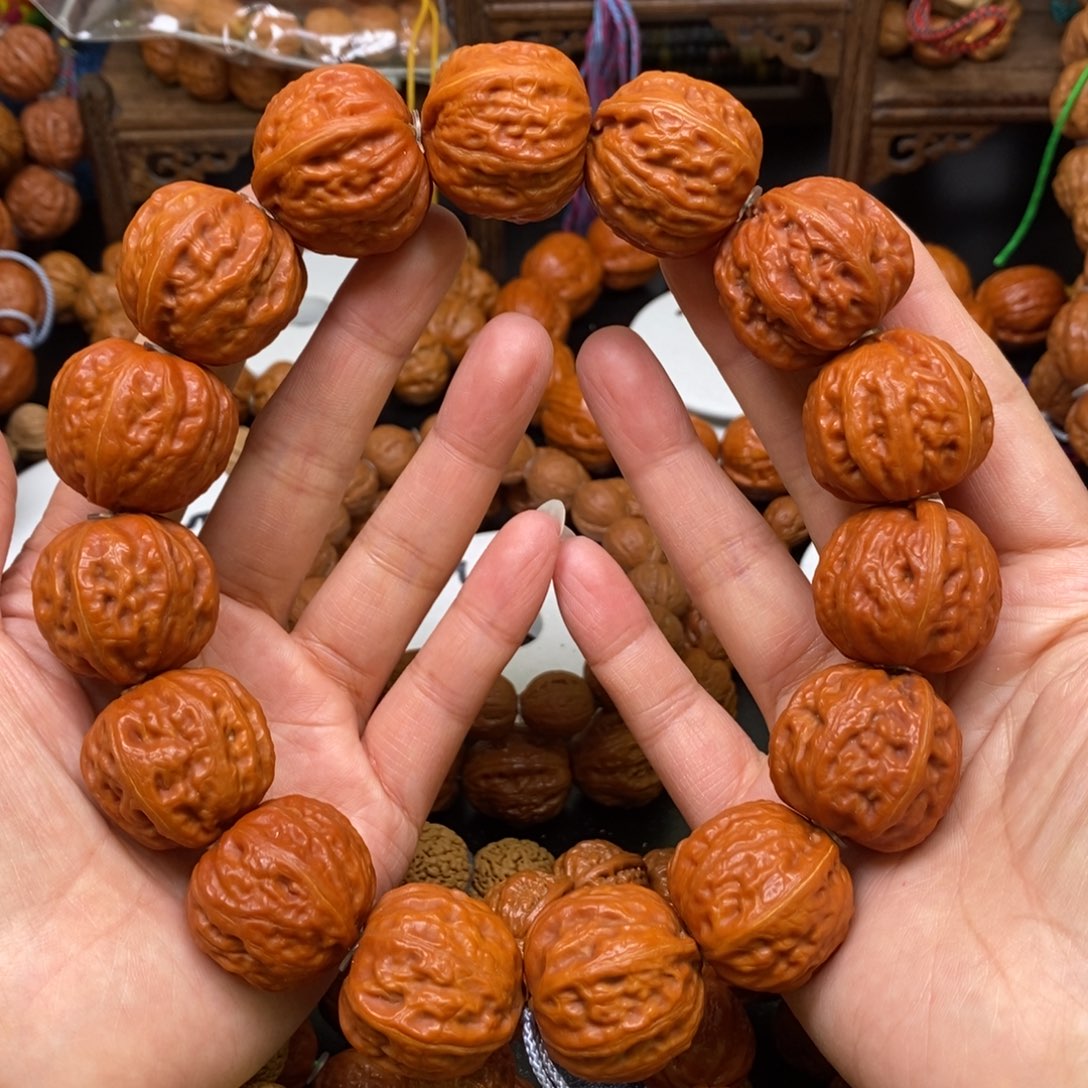 桃核手串粗筋八棱