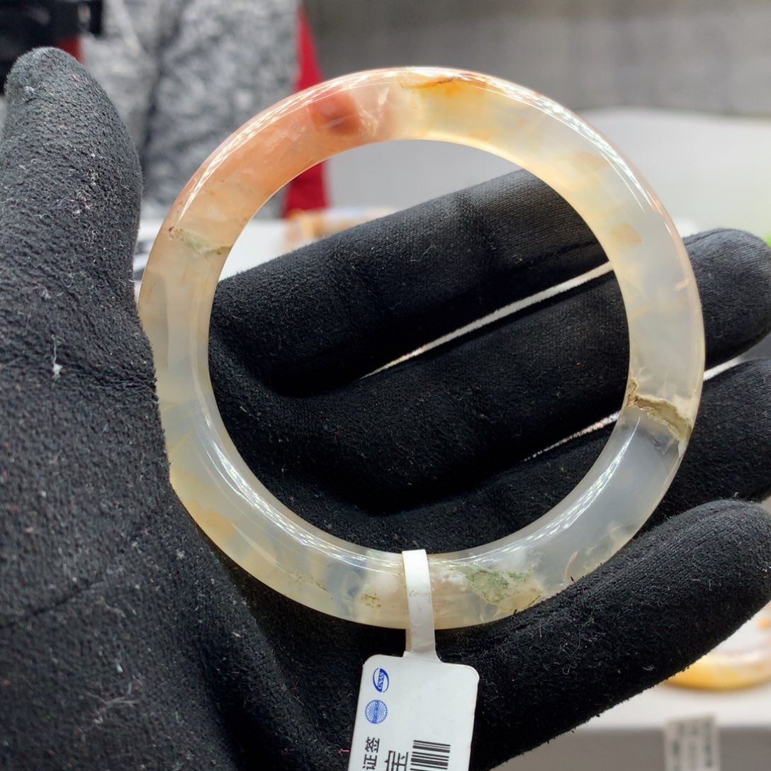 玛瑙/玉髓手镯合金安****卜