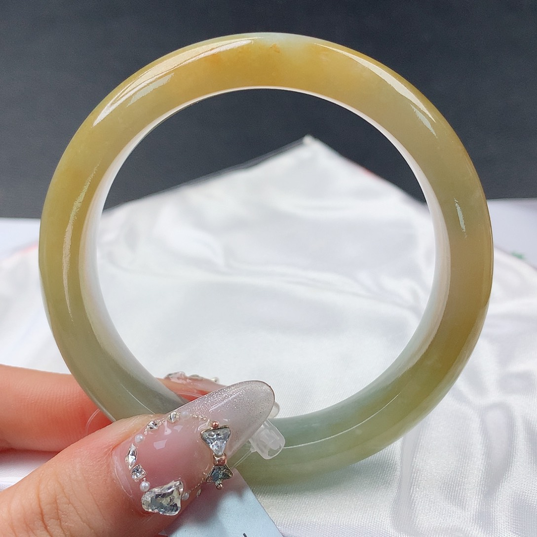 翡翠手镯未镶嵌03正57.7