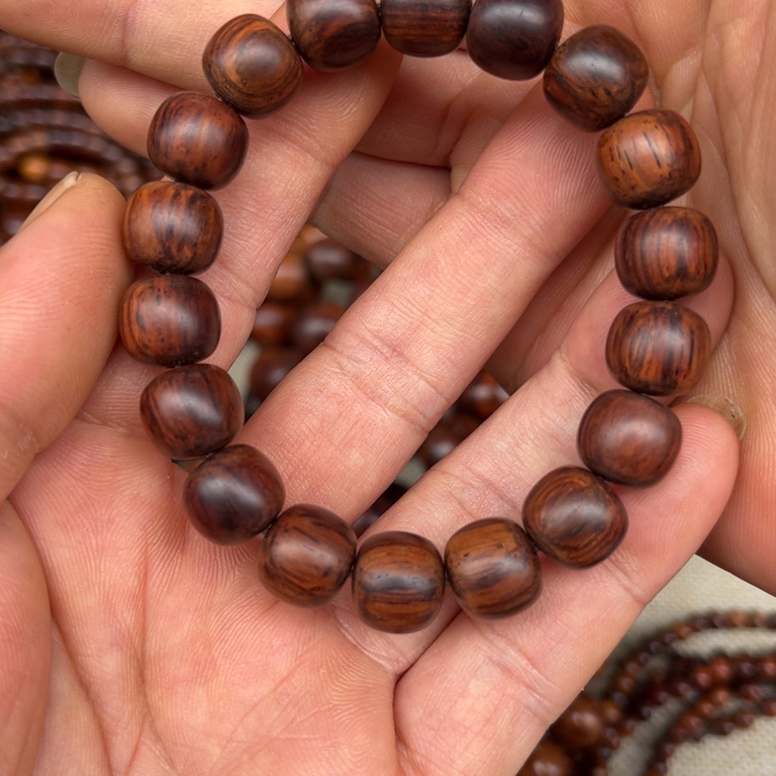 黄花梨/降香黄檀手串/手链中****窗