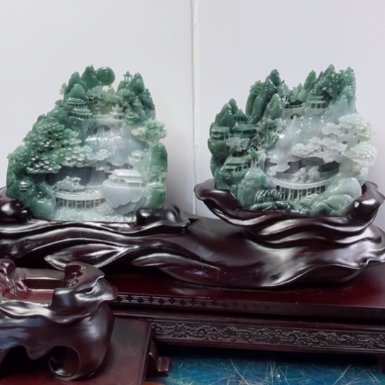 翡翠摆件未镶嵌翡翠